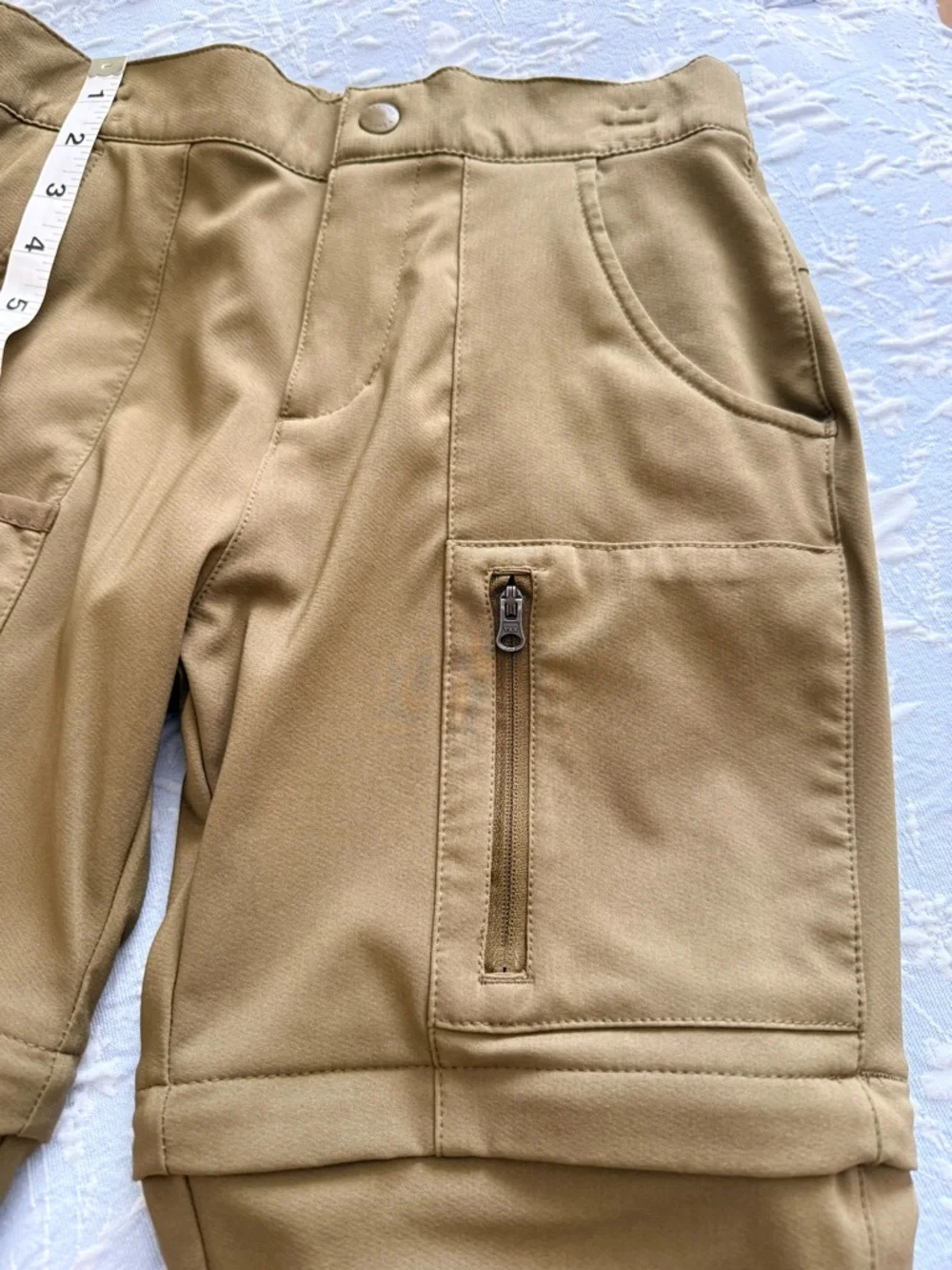 NWOT Columbia Olive Green Kids Convertible Cargo Pants - Picture 8 of 14
